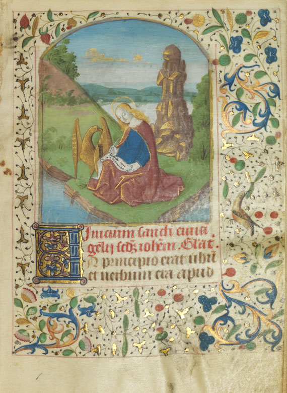  Manuskripte - Stundenbuch nach Gebrauch von Langres. Um 1490