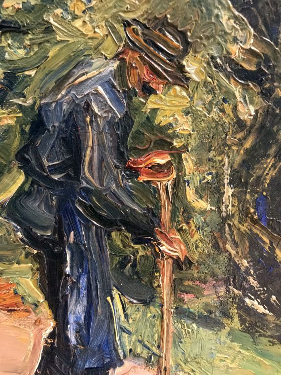 Max Slevogt - Gärtner vor dem Haus - 