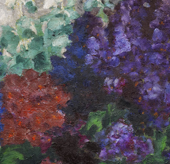 Emil Nolde - Rittersporn und Silberpappeln