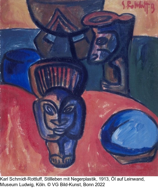 Karl Schmidt-Rottluff - Afrikanische Schale - 