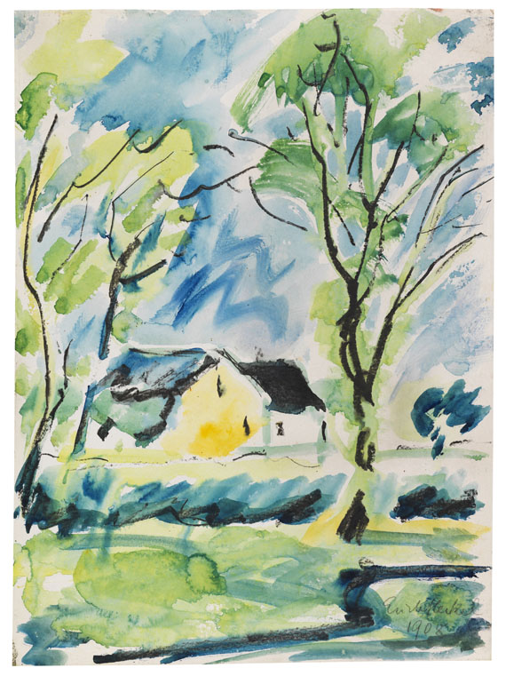 Erich Heckel - Gelbes Haus