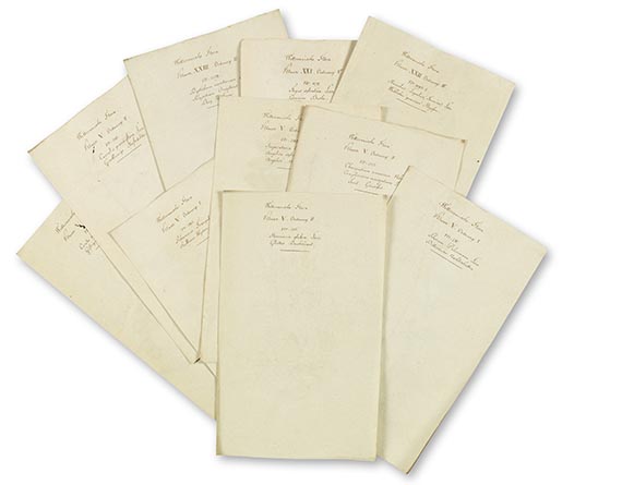 Gottfried Gärtner - Herbarium. 4 Kassetten - 