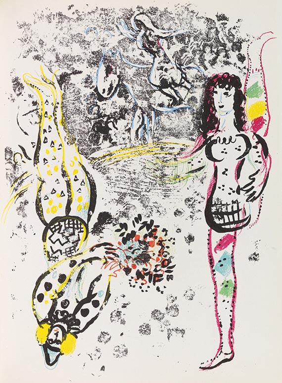 Marc Chagall - Chagall Litographe Bd. II-VI und Dublette von Bd. IV