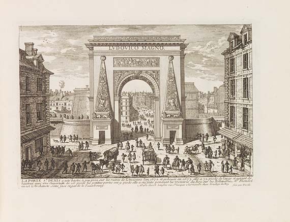 Gabriel Perelle - Les places, portes, fontaines, eglises, et maisons de Paris. 2 Bände - 