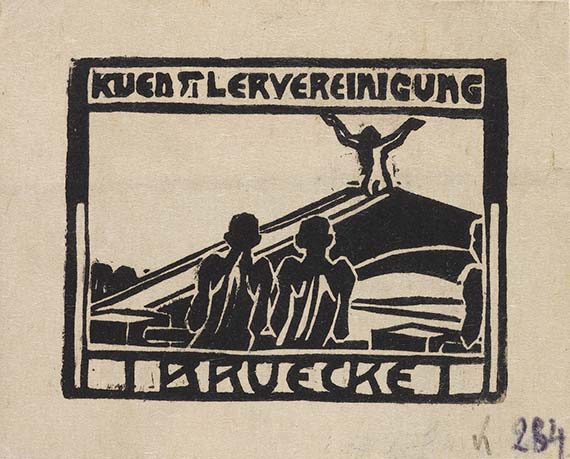 Ernst Ludwig Kirchner - Signet der Künstlervereinigung Brücke