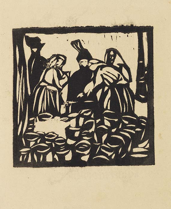 Ernst Ludwig Kirchner - Programm der Künstlergruppe "Brücke" / Topfmarkt