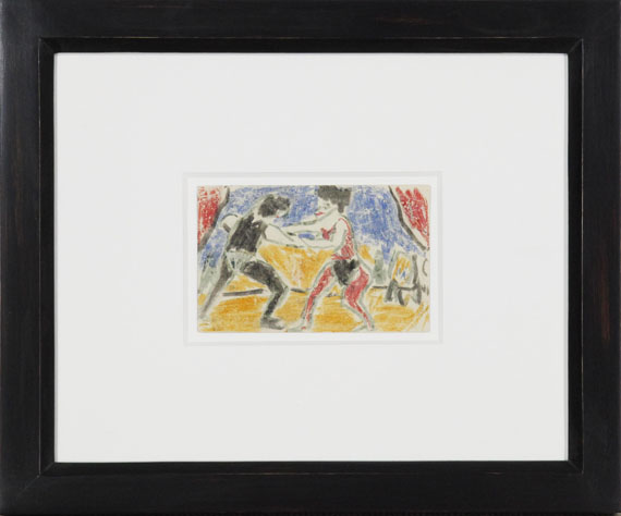 Erich Heckel - Damenringkampf - Frame image