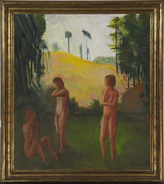 Erich Heckel - Frauen im Wald - Frame image