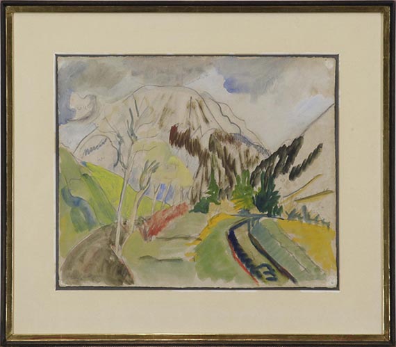 Erich Heckel - Berg im Allgäu - Frame image