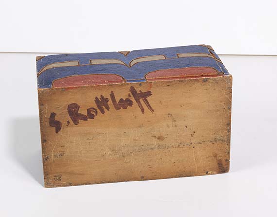 Karl Schmidt-Rottluff - Holzkästchen - Back side