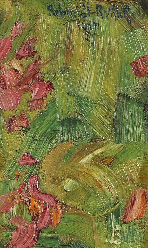 Karl Schmidt-Rottluff - Stillleben mit Rosen und Karaffe