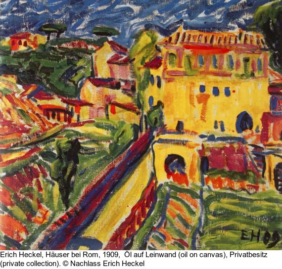 Erich Heckel - Landschaft bei Rom