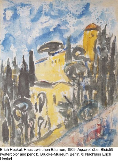 Erich Heckel - Landschaft bei Rom - 