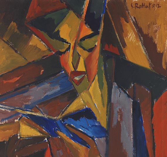 Karl Schmidt-Rottluff - Lesende (Else Lasker-Schüler) - 