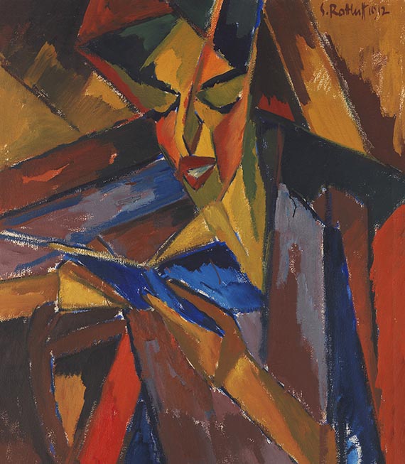 Karl Schmidt-Rottluff - Lesende (Else Lasker-Schüler) - 