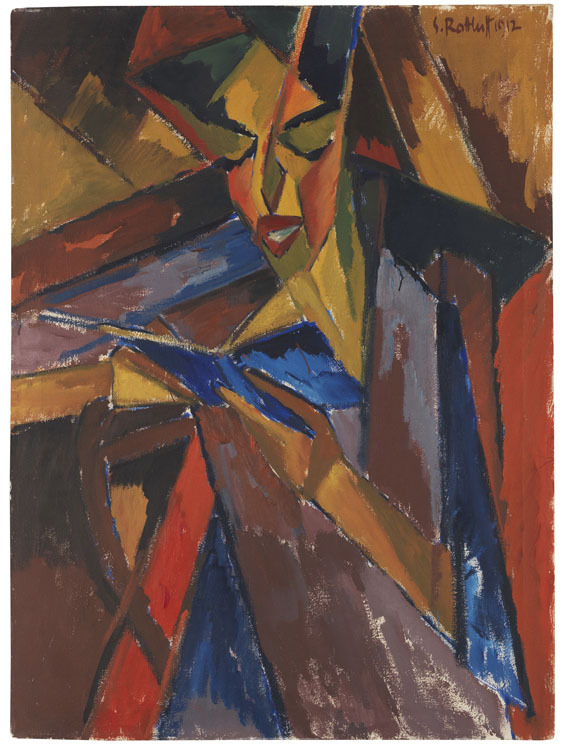 Karl Schmidt-Rottluff - Lesende (Else Lasker-Schüler)