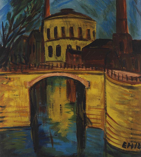 Erich Heckel - Gaswerk am Luisenufer - 