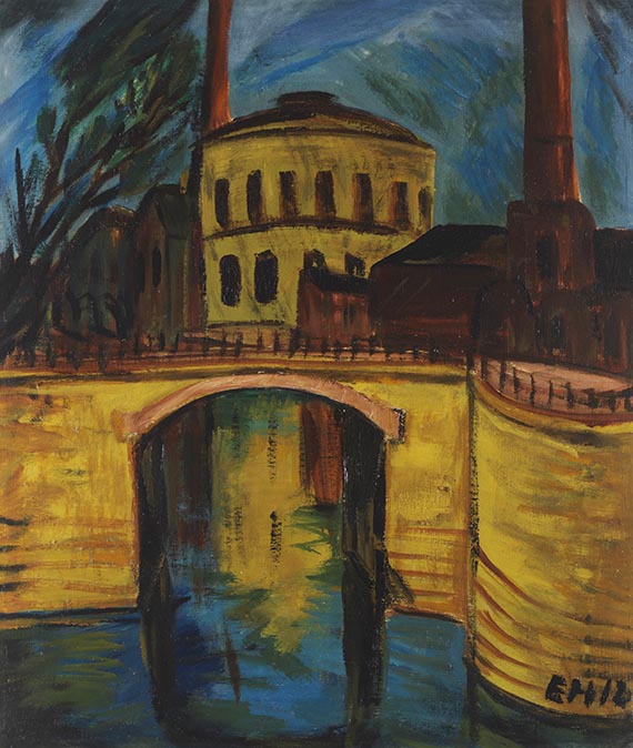 Erich Heckel - Gaswerk am Luisenufer