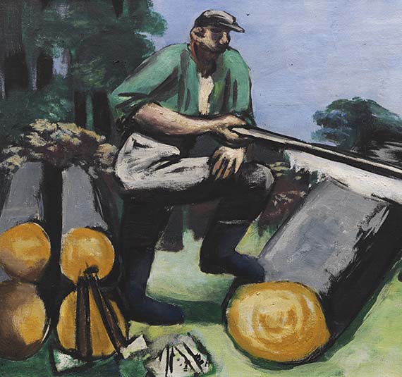 Max Beckmann - Holzsäger im Wald - 