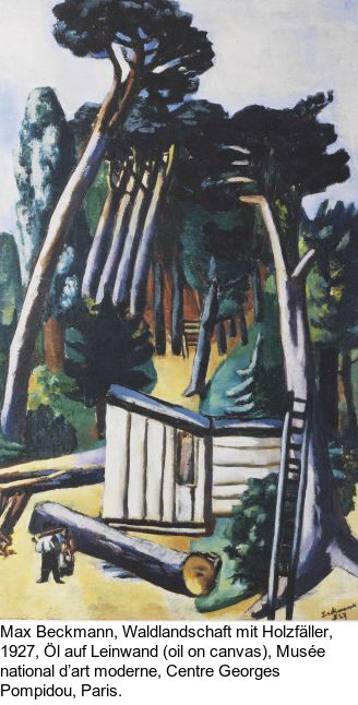 Max Beckmann - Holzsäger im Wald - 