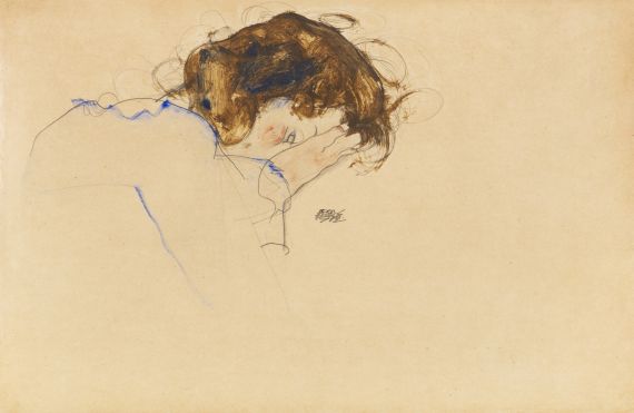 Egon Schiele - Schlafende