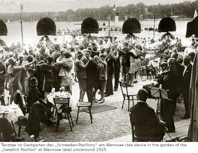 Max Liebermann - Gartenlokal am Wannsee - Schwedischer Pavillon - 