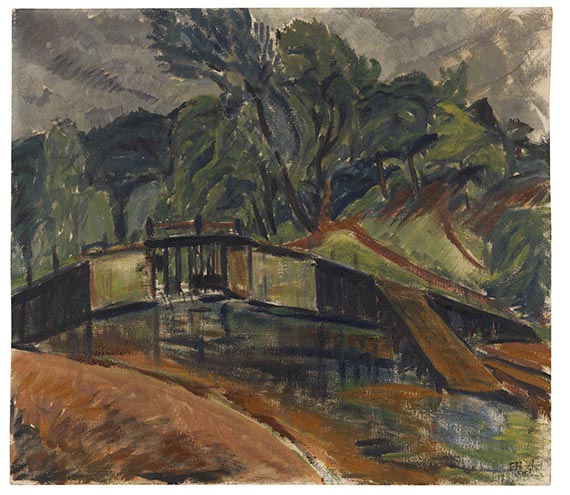 Erich Heckel - Schleuse