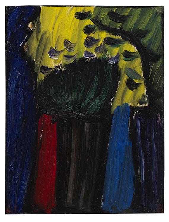 Jawlensky - Stillleben: Blumen im Gegenlicht