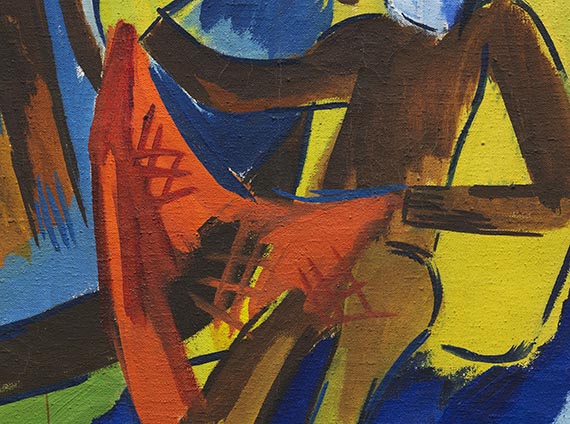 Karl Schmidt-Rottluff - Fischer mit Netzen