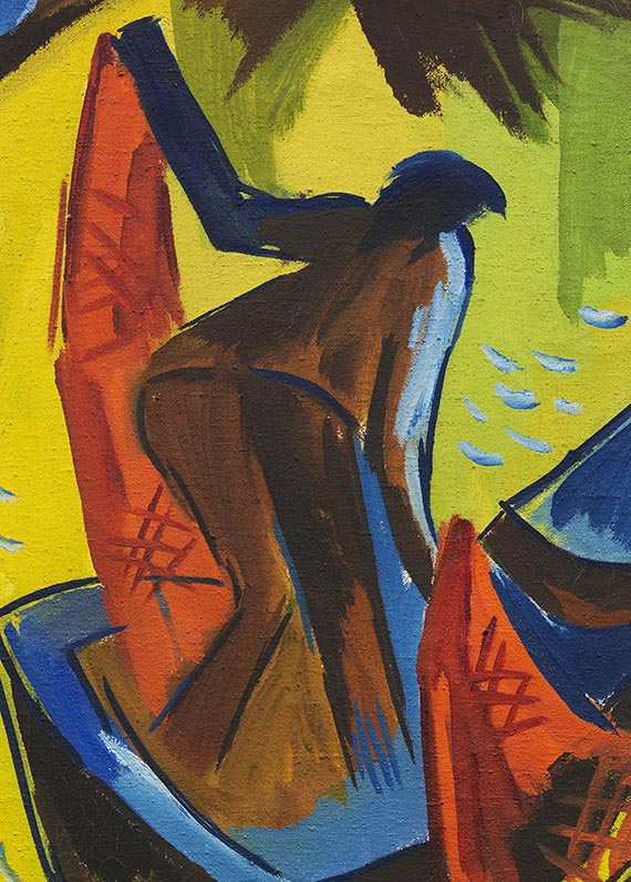 Karl Schmidt-Rottluff - Fischer mit Netzen