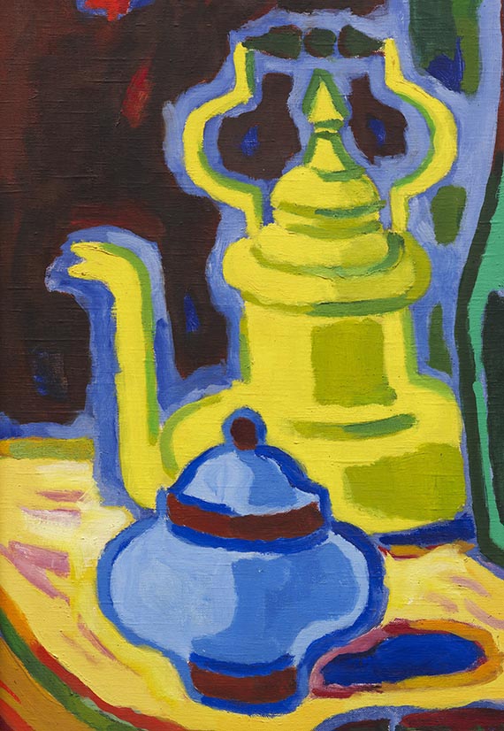 Karl Schmidt-Rottluff - Stillleben mit Flasche - 