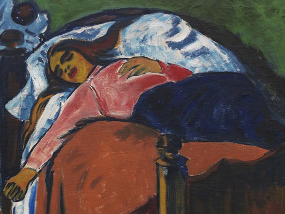 Hermann Max Pechstein - Die Ruhende - 