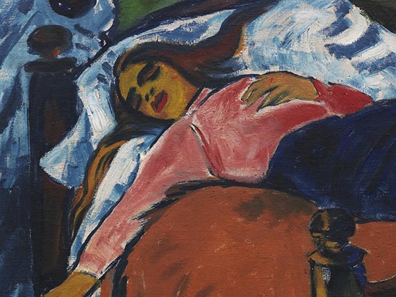 Hermann Max Pechstein - Die Ruhende - 