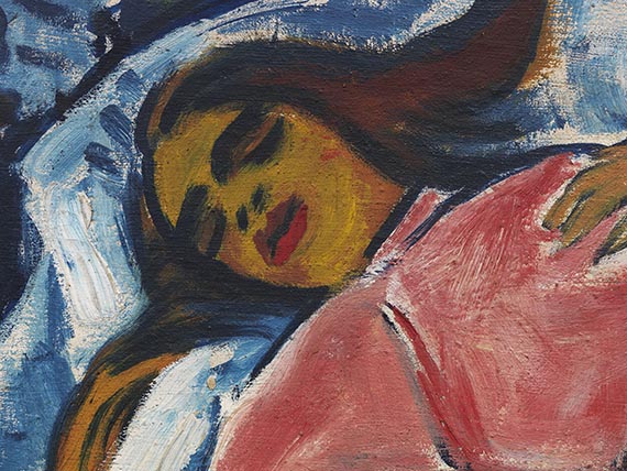 Hermann Max Pechstein - Die Ruhende - 