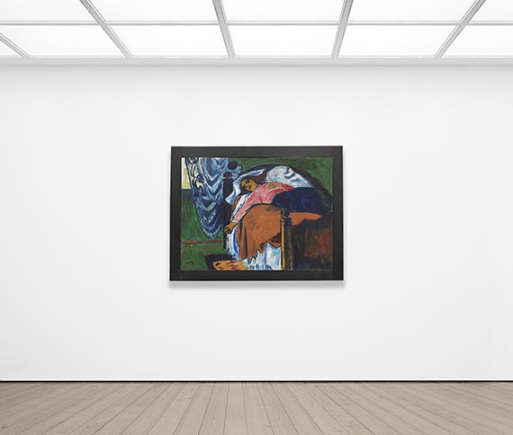 Hermann Max Pechstein - Die Ruhende - 