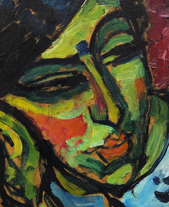 Alexej von Jawlensky - Mädchen mit Zopf - 