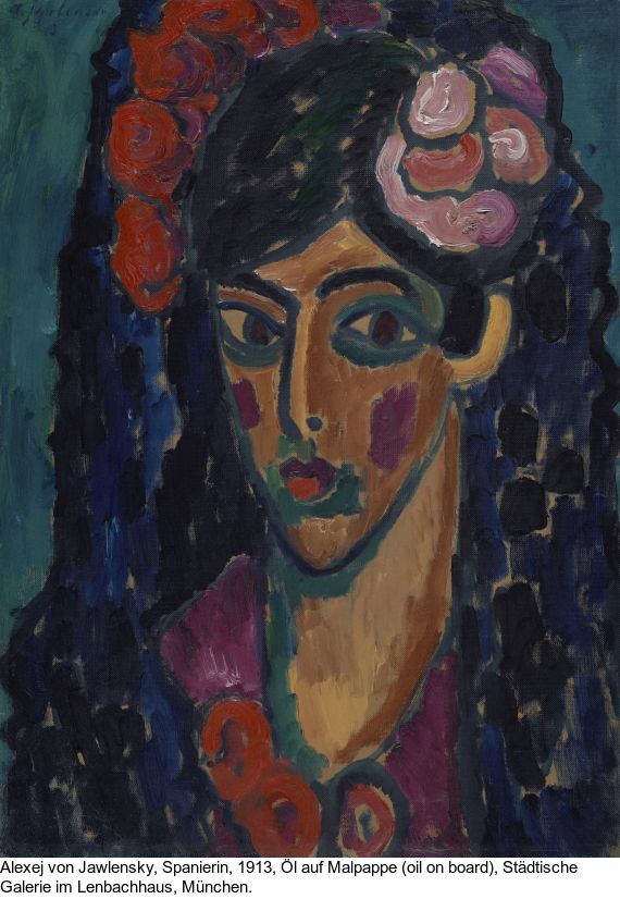 Alexej von Jawlensky - Mädchen mit Zopf - 