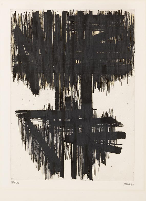 Pierre Soulages - Eau-forte VI