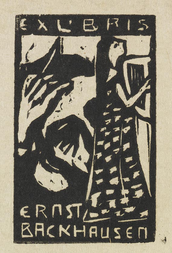 Kirchner - Exlibris: Ernst Backhausen