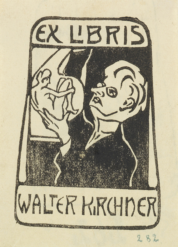 Ernst Ludwig Kirchner - Exlibris: Walter Kirchner