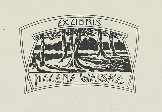 Schmidt-Rottluff - Exlibris: Helene Weiske I