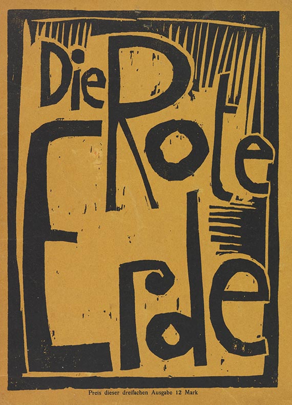 Karl Schmidt-Rottluff - Titel der Zeitschrift: Die Rote Erde