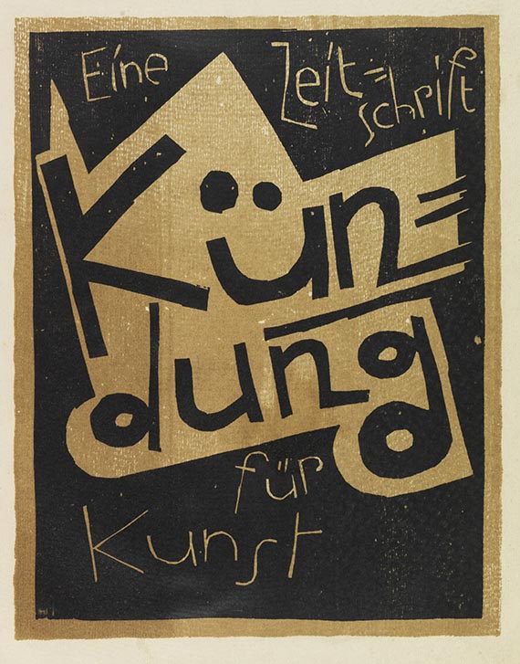 Karl Schmidt-Rottluff - Titel der Zeitschrift: Kündung