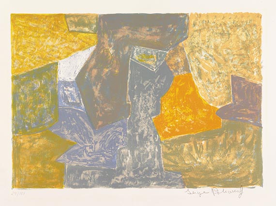 Poliakoff - Komposition in Gelb, Rot und Grau