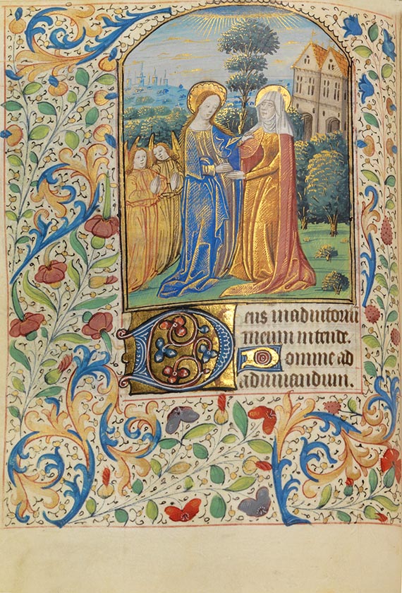 Stundenbuch - Stundenbuch-Manuskript zum Gebrauch von Rouen, um 1470