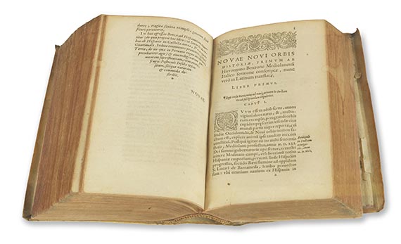 Girolamo Benzoni - Novae novi orbis historiae. 1 Werk vorgebunden - 