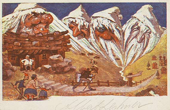 Emil Nolde - 16 Bergpostkarten und 2 Probedrucke - 
