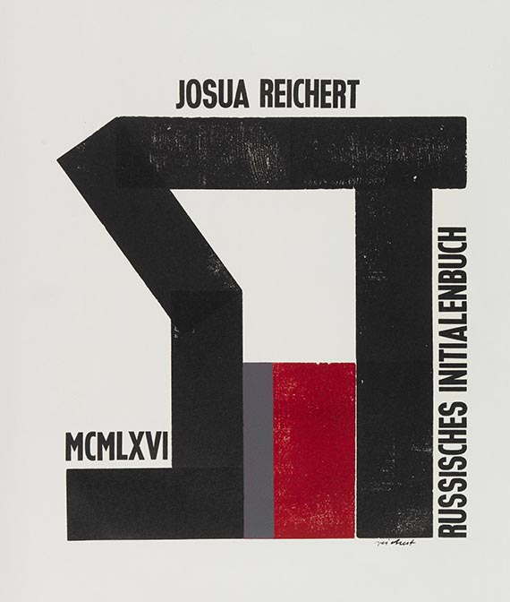 Josua Reichert - Russisches Initialenbuch (1 Beigabe) - 