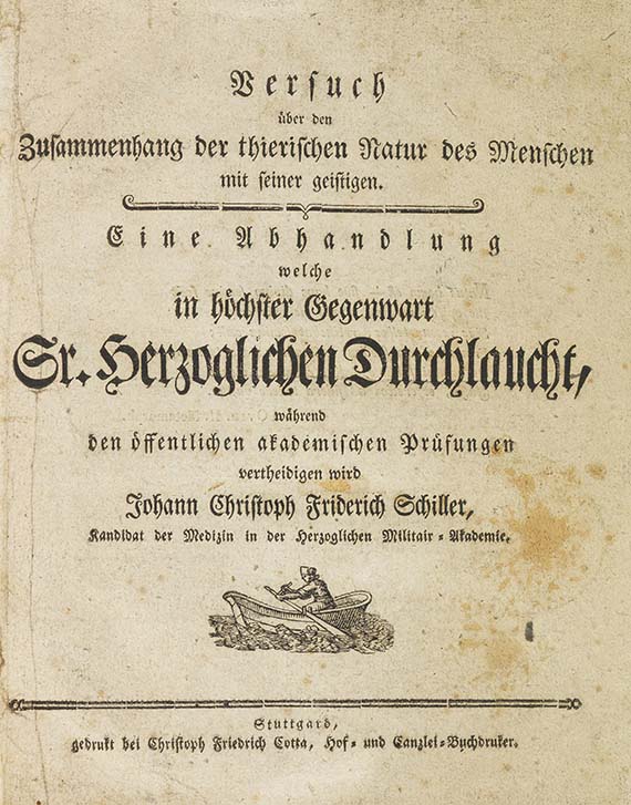 Friedrich Schiller - Versuch über den Zusammenhang... 1 Beigabe