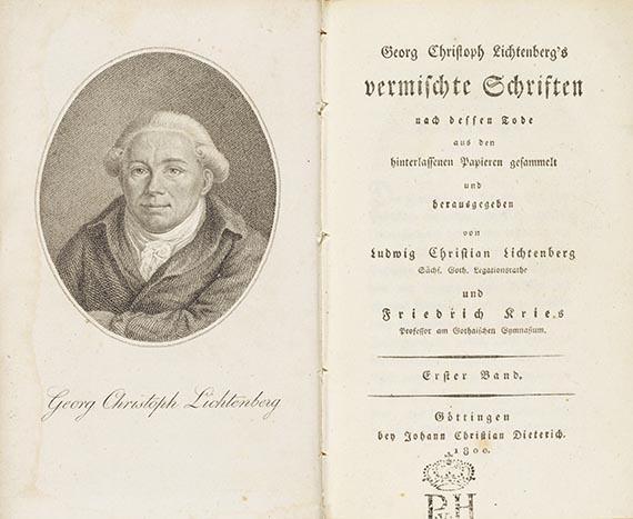 Georg Christoph Lichtenberg - Vermischte Schriften. Vorzugsausgabe